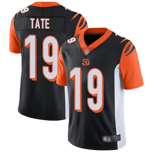 Cincinnati Bengals Limited Black Men Auden Tate Home Jersey NFL Footballl 19 Vapor Untouchable